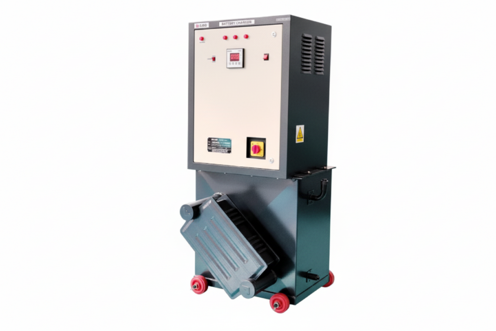 Battery plate formation rectifier EPFR 300-50 multi-channel SCR-controlled for lead acid battery manufacturing by ELIND Technologies